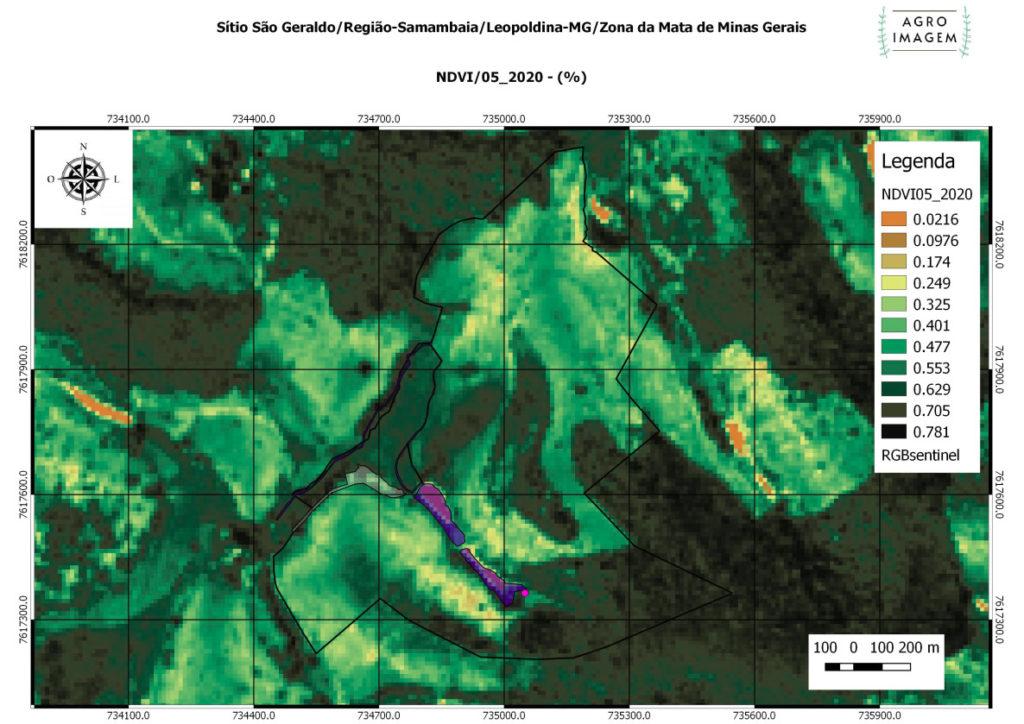 Mapa NDVI