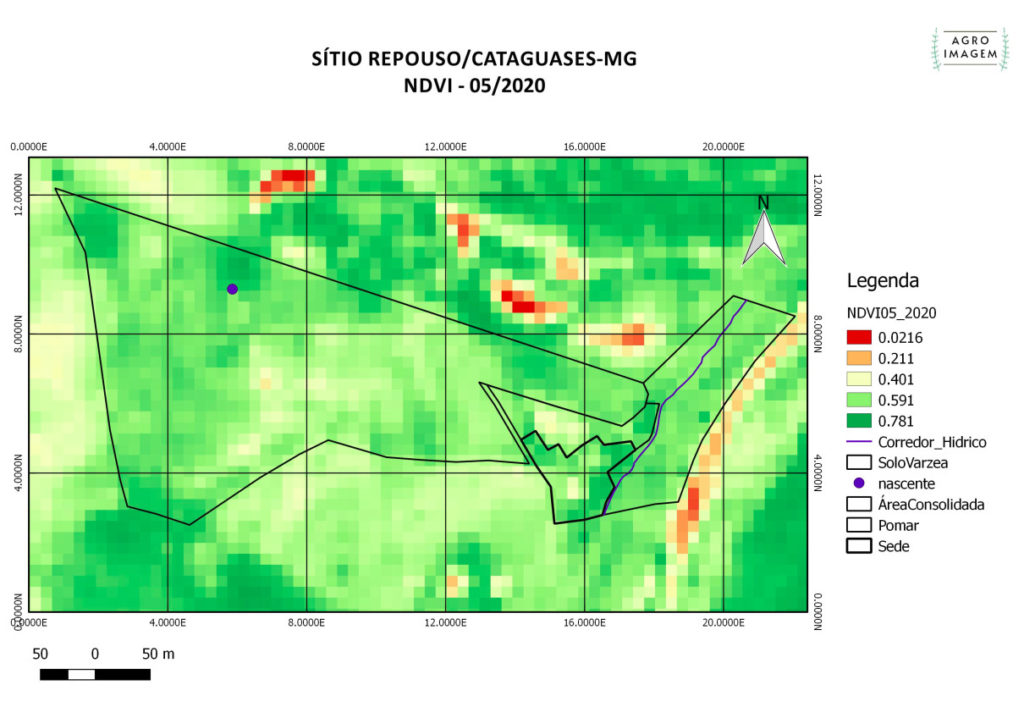 Mapa NDVI